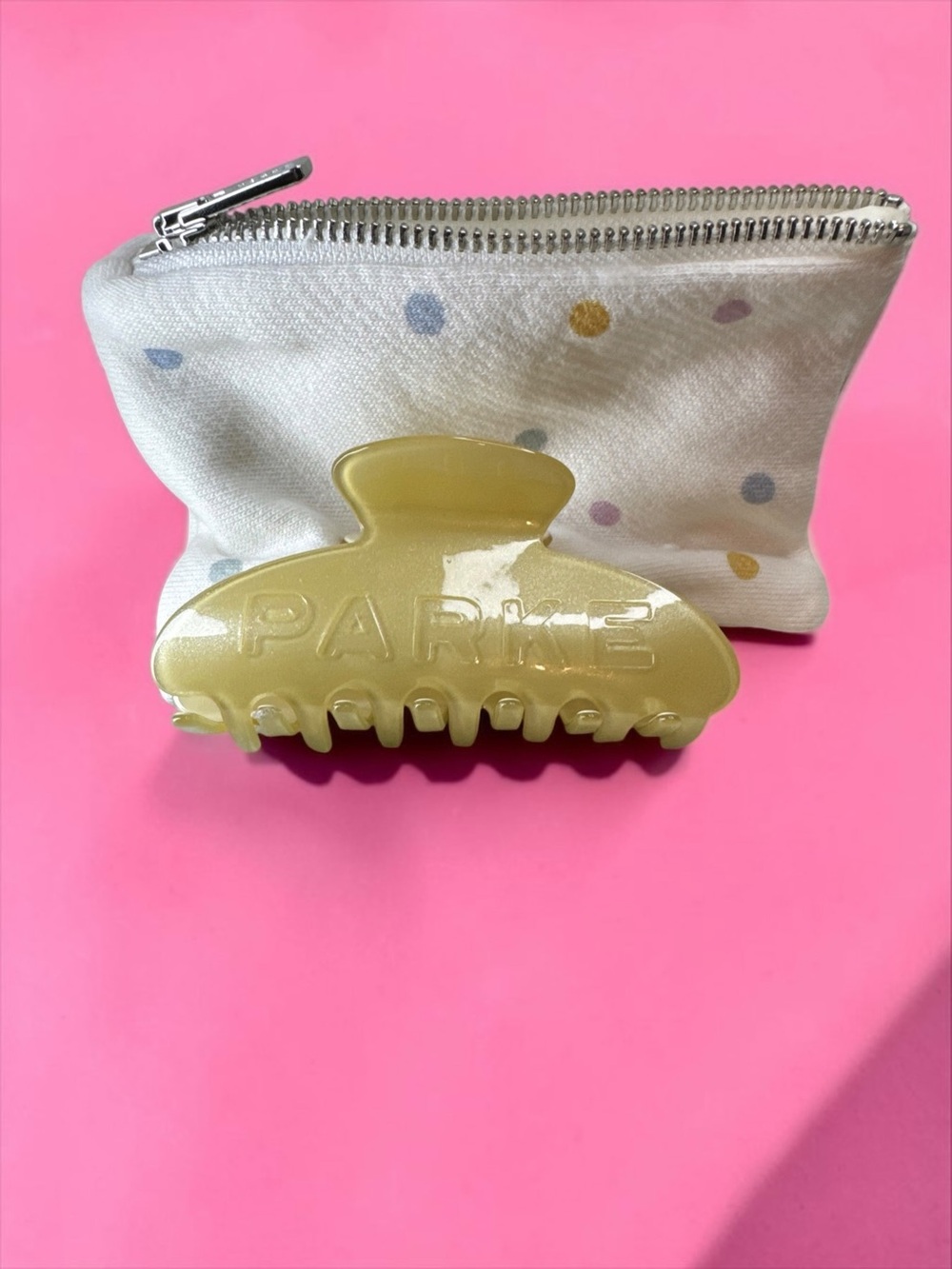 Parke Yellow Hair Claw Clip with Sprinkle Bag sold out birthday